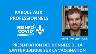 Capsule #14 - L'inefficacité de la vaccination confirmée par la Santé Publique