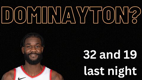 Deandre Ayton finally starting to produce with Portland, any hope for him to become All-Star type?