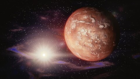 Mars Planet - A red planet in the solar system / a mysterious and scary planet