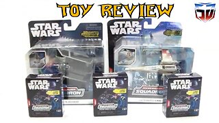 Toy Review Micro Galaxy Squadron X-Wing and Tie Fighter