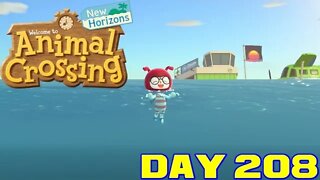 Animal Crossing: New Horizons Day 208 - Nintendo Switch Gameplay 😎Benjamillion