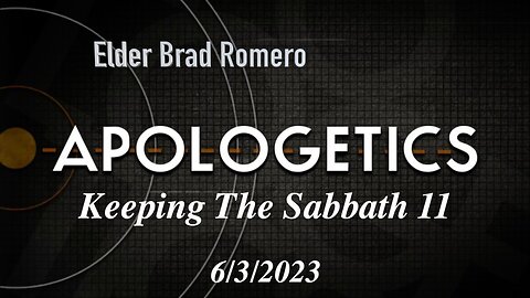 Keeping the Sabbath 11