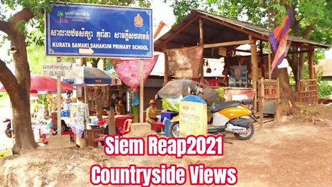 Tour Siem Reap2021, Lifestyle Peoples Countryside Views ANHCHANH Dam Area / Amazing Tour Cambodia.