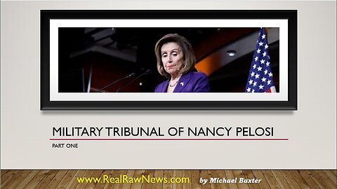 u.s. Military Tribunal of Nancy Pelosi at GITMO Dec 18