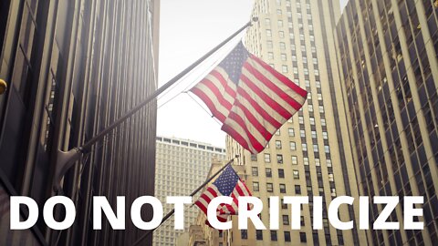 DO NOT CRITICIZE