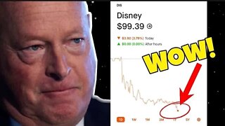 Disney Stock CRASHES - CEO Bob Chapek Facing MAJOR Backlash!