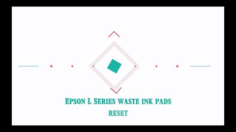 Epson L Series Waste Ink Pads Error