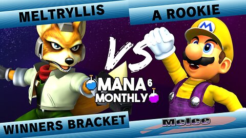 Mana Monthly 6 - Meltryllis (Fox) vs A Rookie (Mario) Smash Melee Tournament