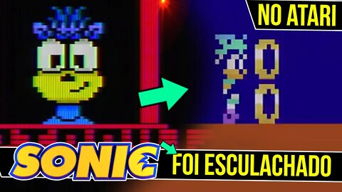 Jogo do Sonic no Atari ?! | Zippy porcupine #shorts
