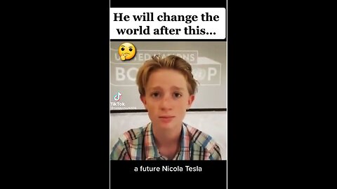 Interesting 🤔 This kid may change the world someday