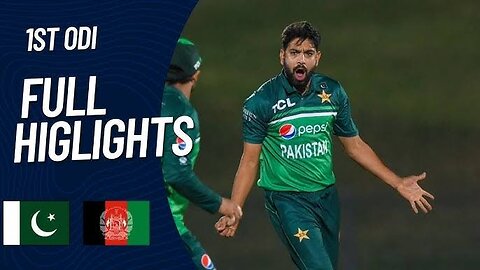 Pakistan Vs Afghanistan 1st ODI Match Highlights