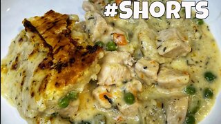 NINJA FOODI OR INSTANT POT EASY CHICKEN POT PIE RECIPE #Shorts