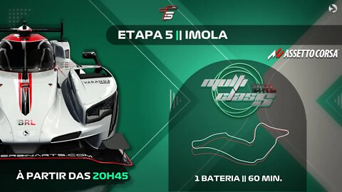 BRL MULTICLASS 2022 - 5ª Etapa Temporada 5 - IMOLA - ASSETTO CORSA