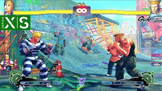 Cody vs Guile (Hardest AI) - Ultra Street Fighter IV