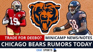 Deebo Samuel Trade To Chicago? Bears News On Eddie Jackson, David Montgomery & Roquan Smith
