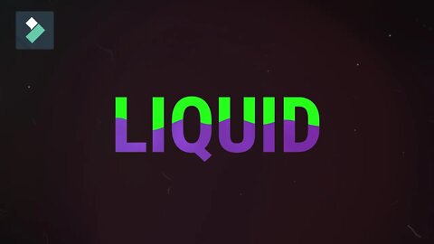 Liquid Text | WONDERSHARE FILMORA | Tutorial