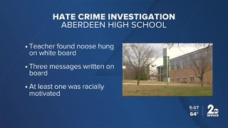 Aberdeen High School teacher finds rope resembling noose hanging in classroom