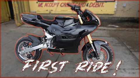The CRAZIEST POCKET BIKE! (Mini Stunt Bike)