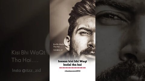 Insaan kisi Bhi Waqt badal sakta hai | #insaan #shorts #gaming #shayari #ytshorts #shorts