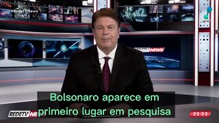 Bolsonaro aparece em primeiro nas tendências de voto, diz levantamento