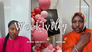 weekly VLOG : Getting ready a baby shower + Eid | Spend the week with me