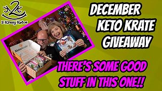 December Keto Krate unboxing and giveaway