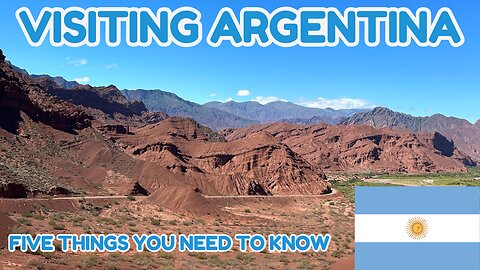 🇦🇷 Five things you MUST KNOW before visiting Argentina!