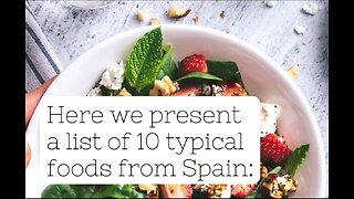 10 typical foods of Spain