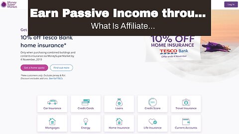 Earn Passive Income through Affiliate Marketing Program - The Facts