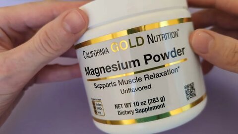 Review of California Gold Nutrition Magnesium Powder Beverage Unflavored - 10 oz (283 g)