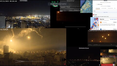 🔞🔴LIVE: View over Israel-Gaza border, lebanon, Real-time HD Came 24/7🔴🔞