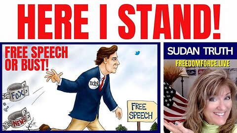 HERE I STAND! TRUTH ABOUT TUCKER, SUDAN, TRIBULATION 4-26-23 - TRUMP NEWS