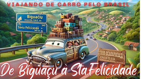 Viajando de carro pelo Brasil - De Biguaçu, na Grande Florianópolis, até Santa Felicidade, Curitiba.