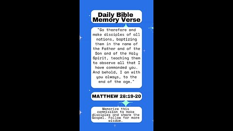 Bible Memory Verse of the Day #christianity #God #Jesus #Bible #Biblestudy #Matthew