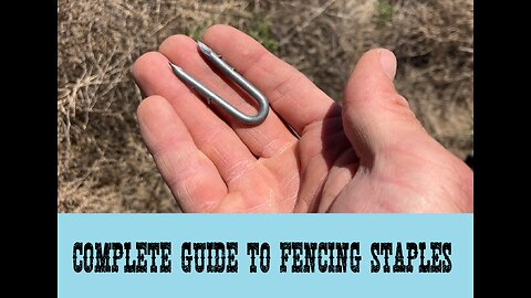 Complete Guide to Fencing Staples