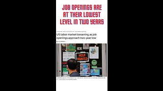 Job openings are at their lowest level in two years