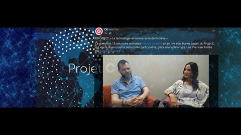 La technologie au service de la démocratie - Live QG avec Hanna Layani et David Libeskind #ProjetC