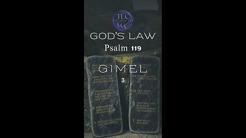 GOD'S LAW - Psalm 119 - 3 - Eyes to see God's law #shorts