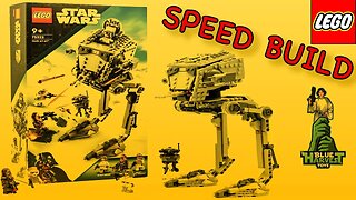 STAR WARS LEGO HOTH AT-ST SPEED BUILD #lego #starwars