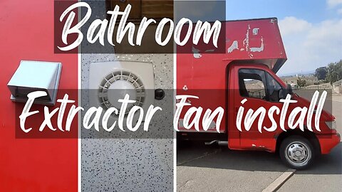 Installing an extractor fan in the bathroom