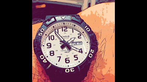 50MM Casio Men’s Diver Style' Quartz Resin Casual Watch!