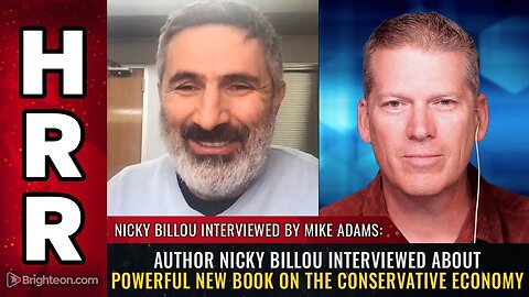 Author Nicky Billou interviewed about powerful new book on the CONSERVATIVE economy