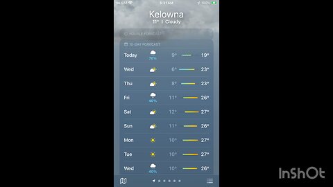 Kelowna Weather May 22 2023
