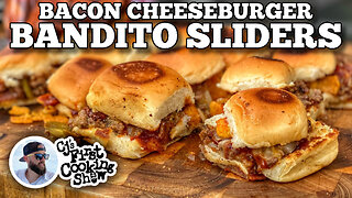 CJ's Bacon Cheeseburger Bandito Sliders | Blackstone Griddles
