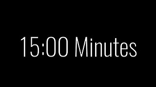 15 Minutes to a More Productive You: A Powerful and Uplifting Countdown Video