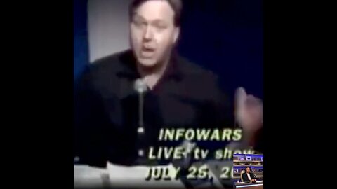 Alex Jones predicting the Government would blow up World Trade Center on July 25, 2001