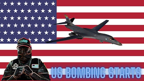 US Bombing starts in the Middle East