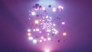 flying neon cubes building a cube vj loop | free 4k background video animation neon dj loop