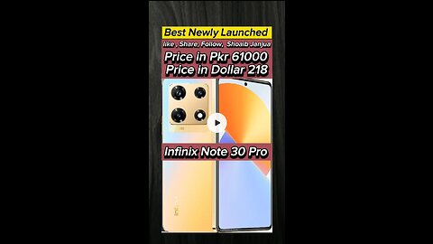 Infinix Note 30 Pro Newly Launched Best Model