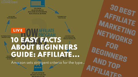 10 Easy Facts About Beginners Guide: Affiliate Marketing Tips & Tools (That Shown